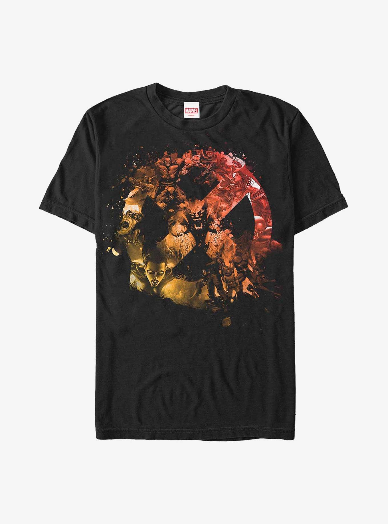 Marvel X-Men Logo X T-Shirt, BLACK, hi-res