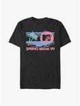 MTV Pastel Beach T-Shirt, BLACK, hi-res