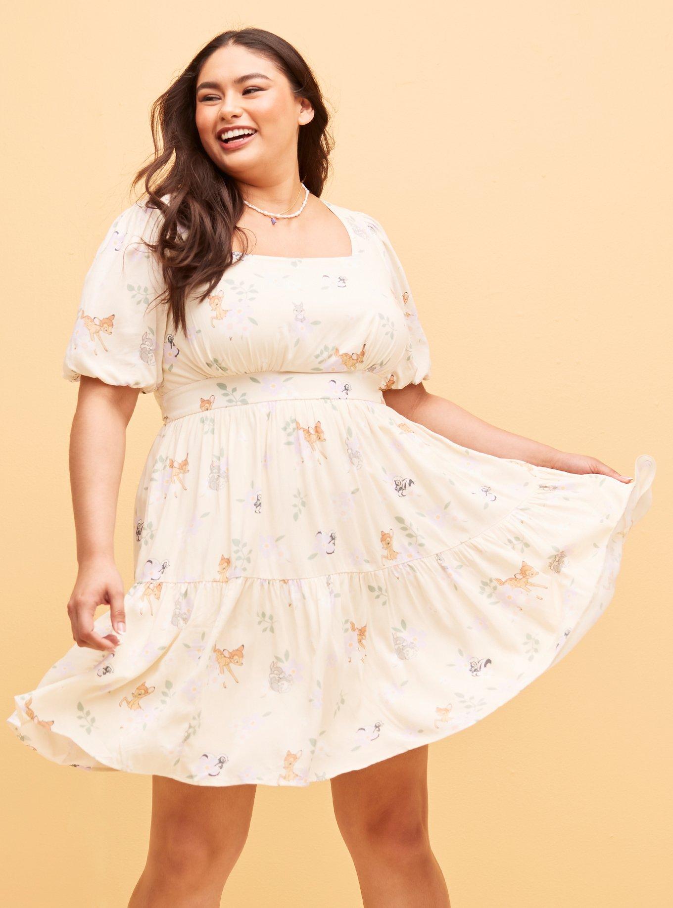 Plus size tiered on sale dresses