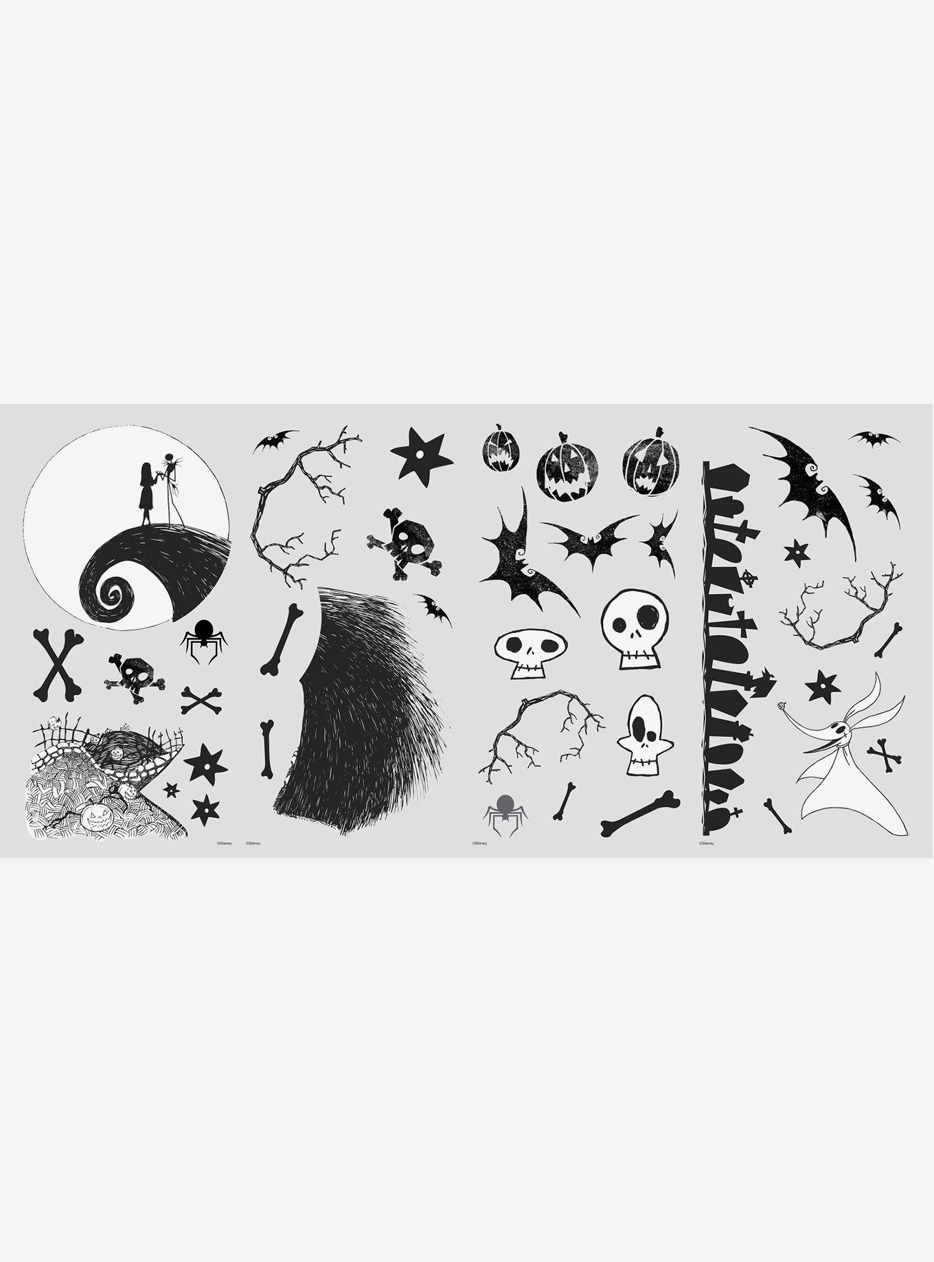 Disney Nightmare Before Christmas Jack and Sally Peel & Stick Wall Decals, , hi-res