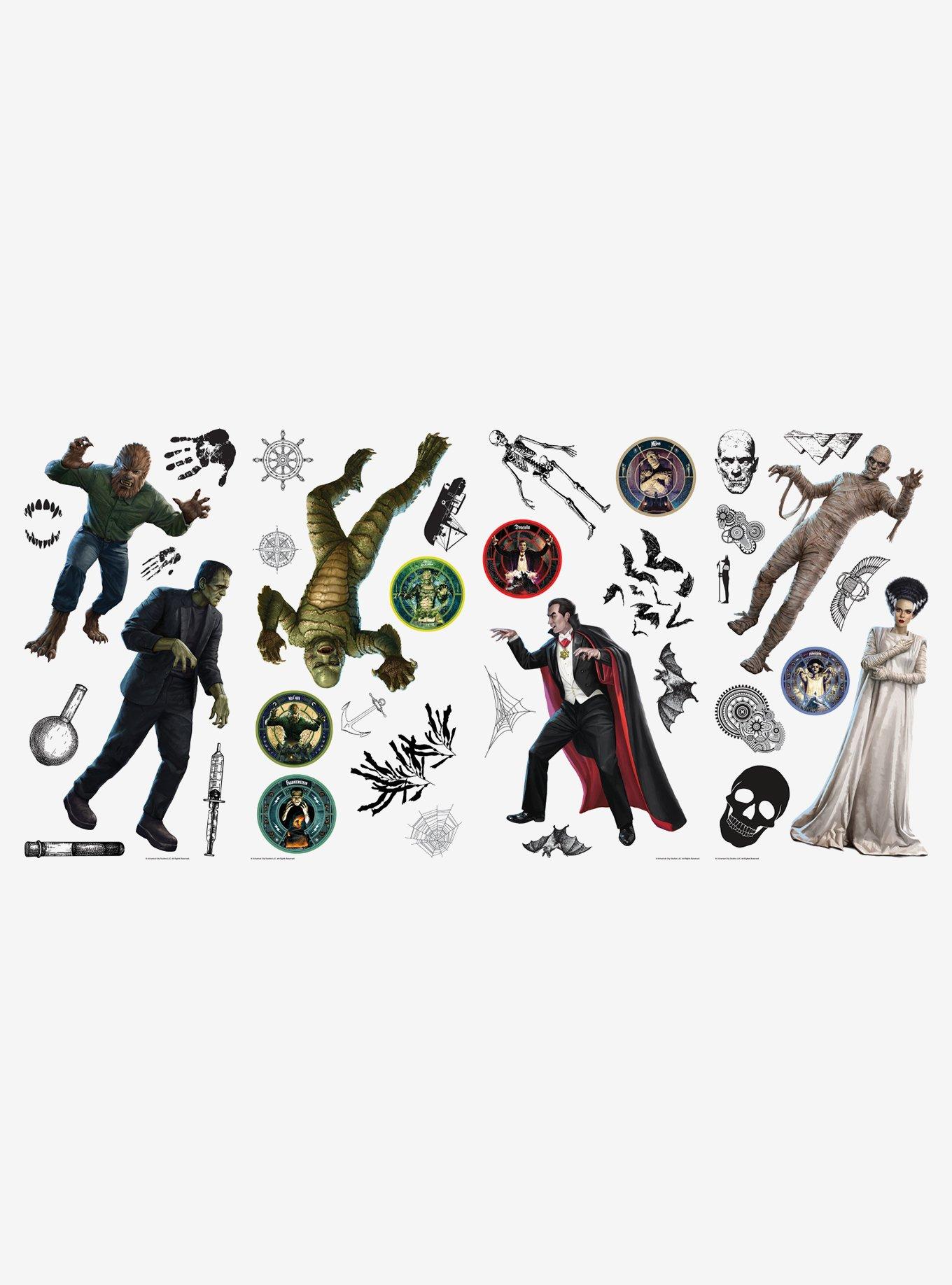 Universal Monsters Classic Monsters Peel & Stick Wall Decals, , hi-res