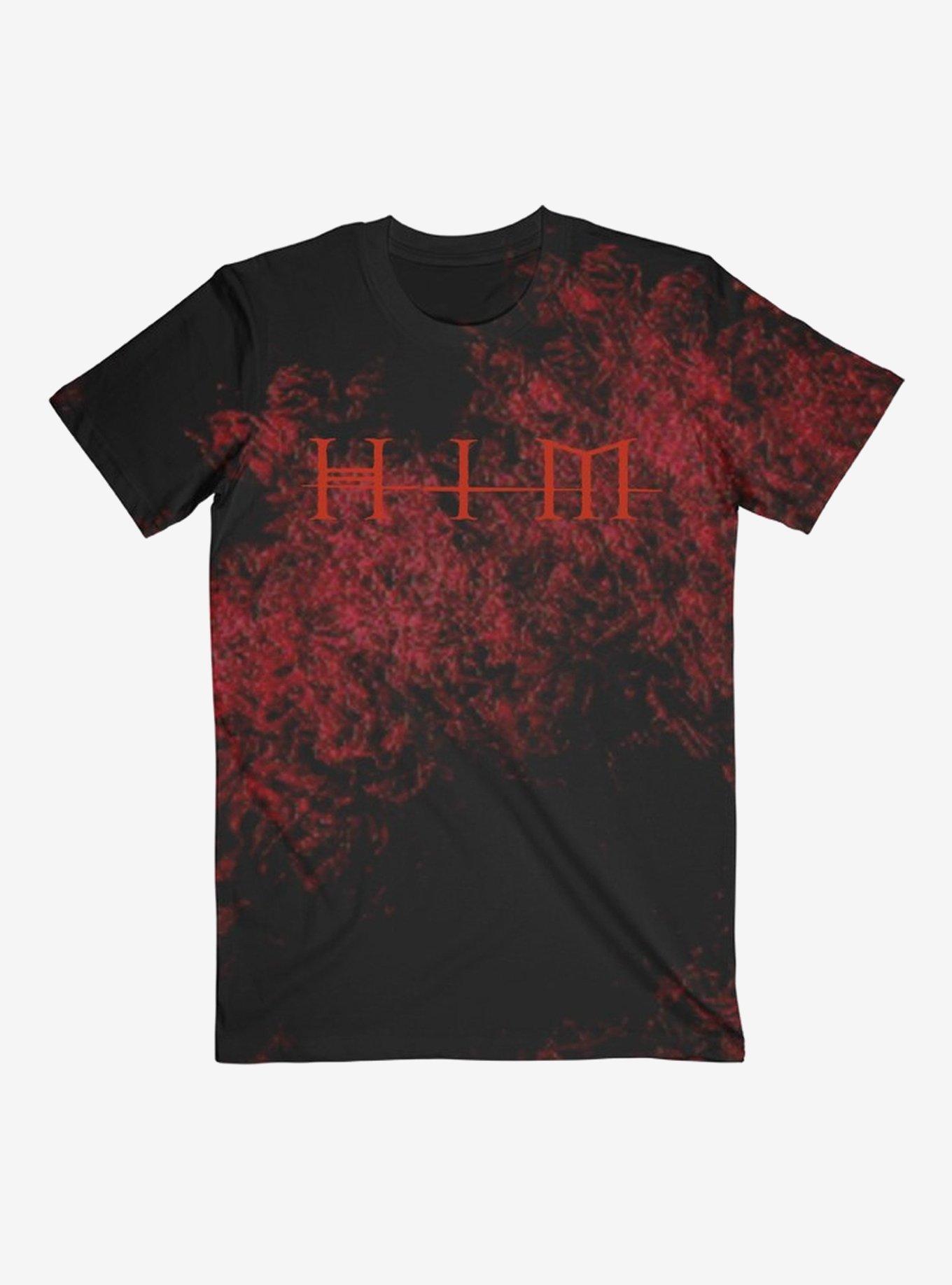 HIM Logo Tie-Dye Boyfriend Fit Girls T-Shirt, MULTI, hi-res