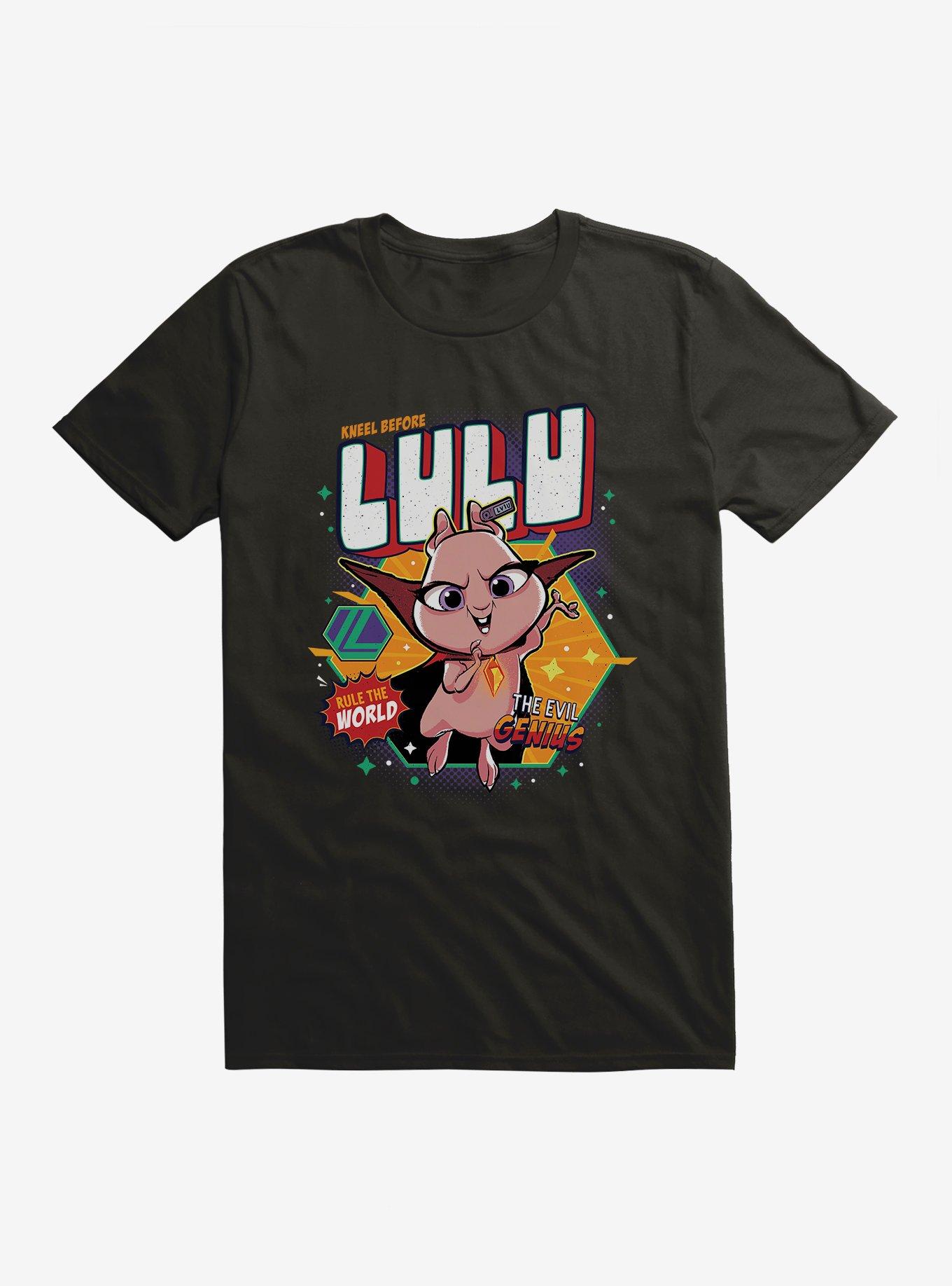 DC League Of Super-Pets Lulu The Evil Genius Comic Style T-Shirt, , hi-res