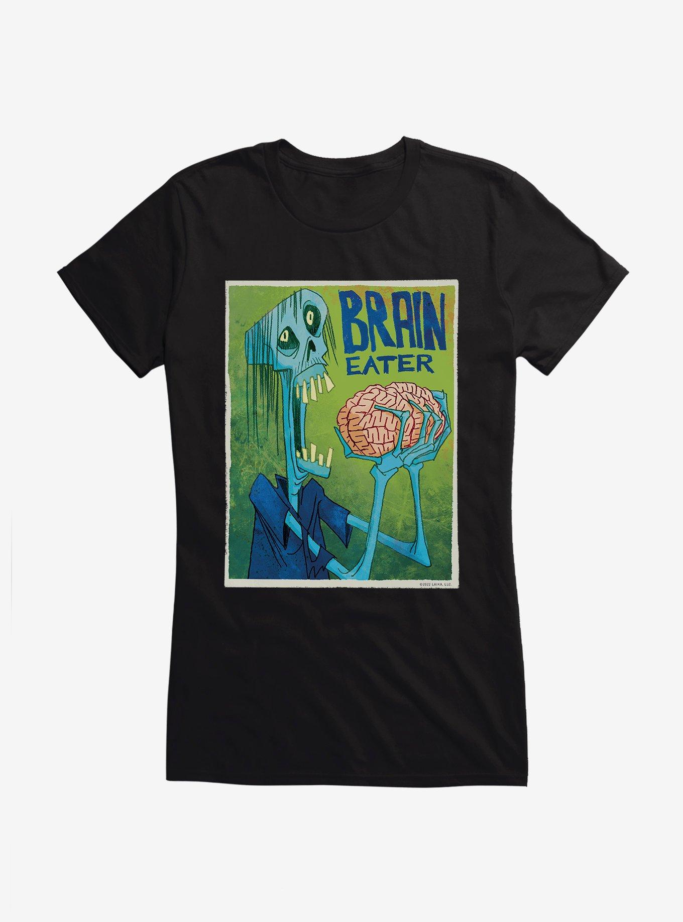 ParaNorman Brain Eater Girls T-Shirt, BLACK, hi-res