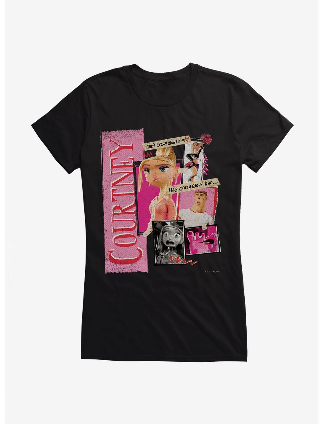 ParaNorman Courtney Crazy About Him Girls T-Shirt, BLACK, hi-res