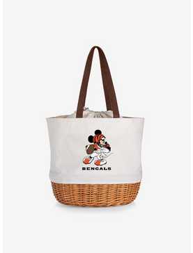Disney Mickey Mouse NFL Cincinnati Bengals Canvas Willow Basket Tote, , hi-res