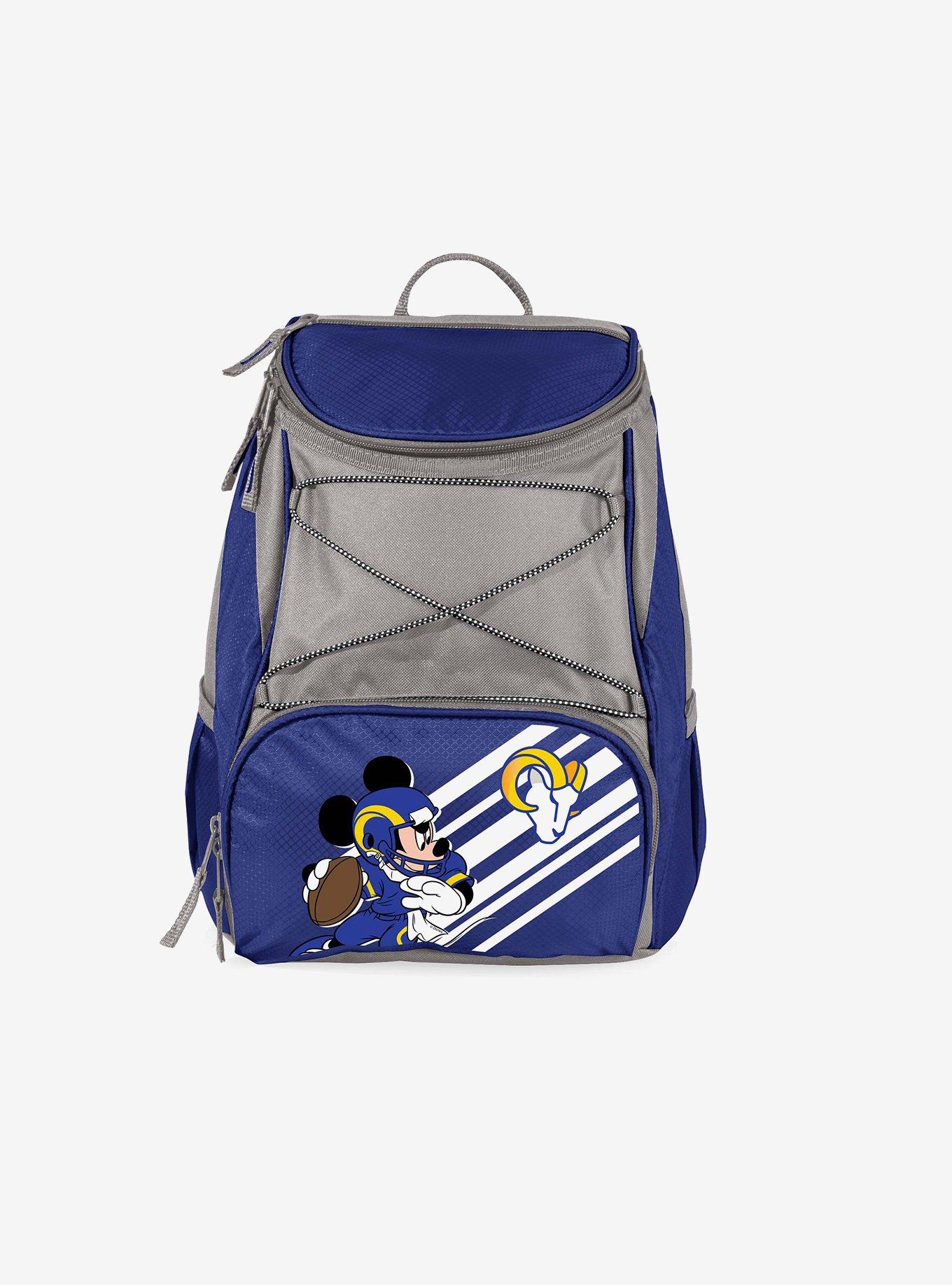 Disney Mickey Mouse NFL Los Angeles Rams Cooler Backpack