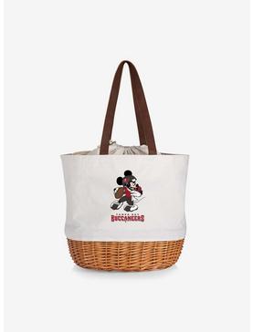 Disney Mickey Mouse NFL Tampa Bay Buccaneers Canvas Willow Basket Tote, , hi-res