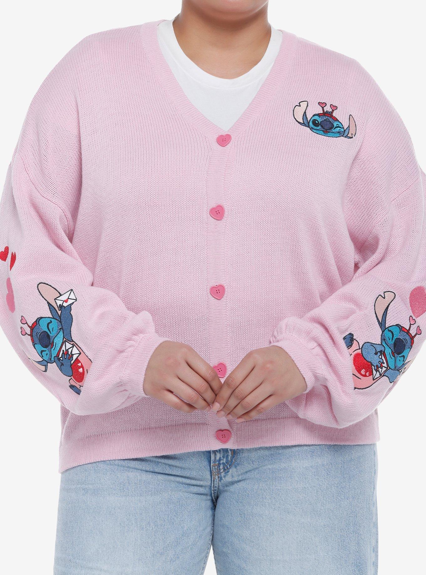 Her Universe Disney Lilo & Stitch Lovebug Girls Skimmer Cardigan Plus Size