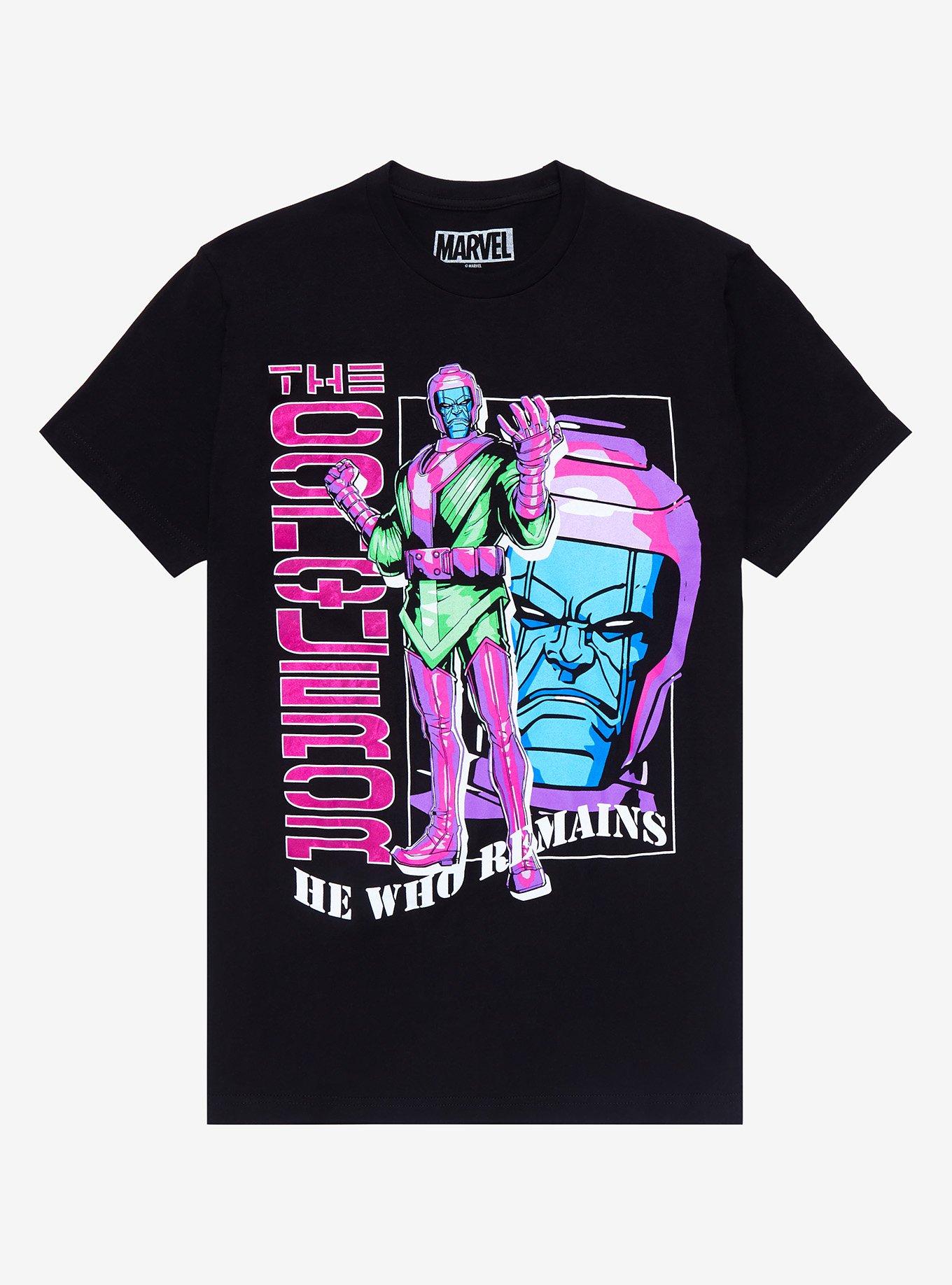 Marvel Villains Kang Portrait T-Shirt - BoxLunch Exclusive, BLACK, hi-res
