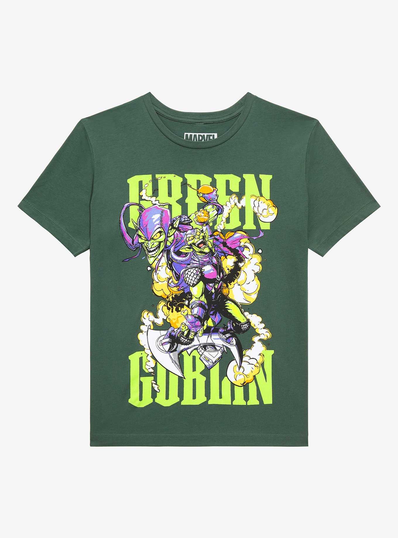 Marvel Spider-Man Green Goblin Portrait T-Shirt - BoxLunch Exclusive, , hi-res