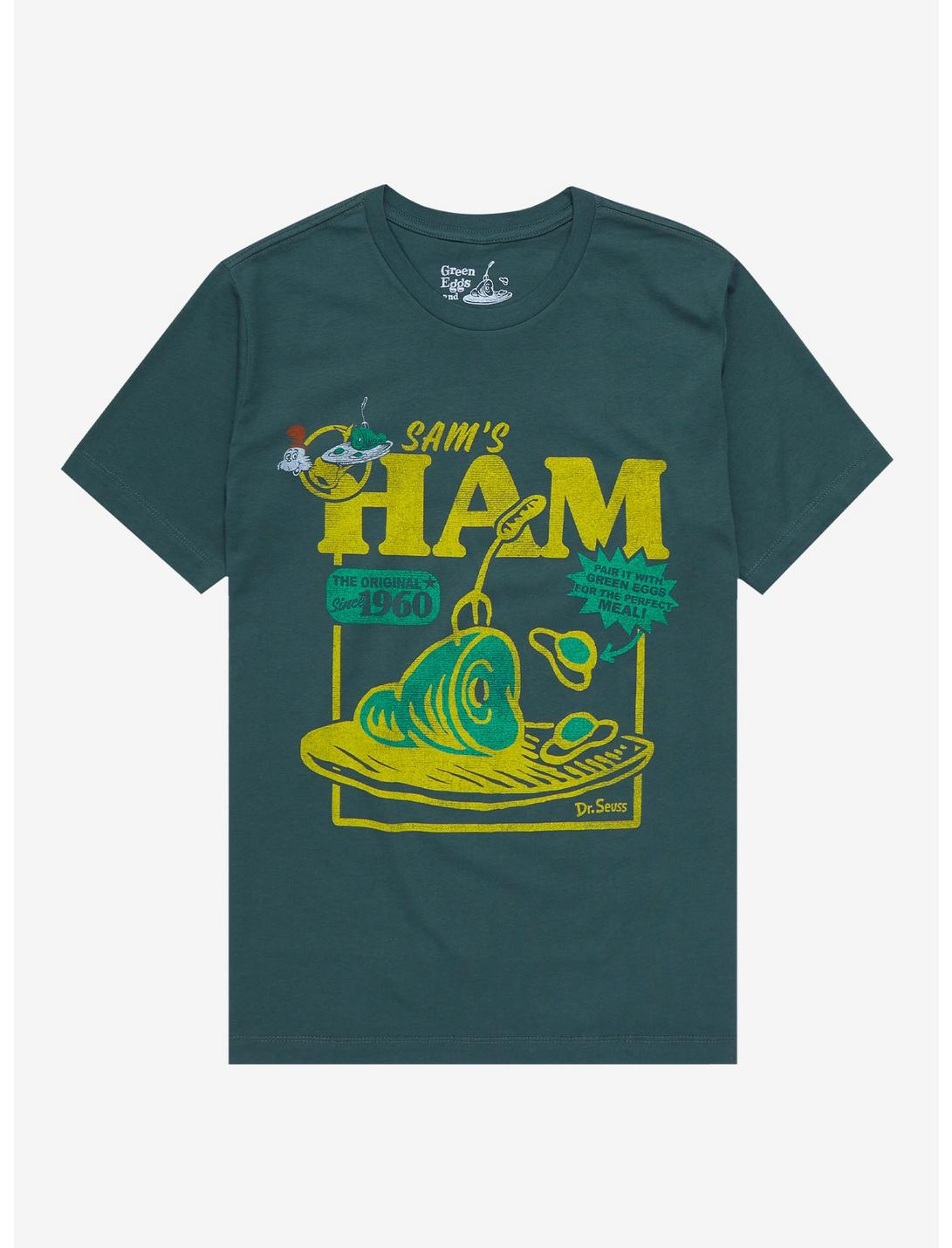 Dr. Seuss Green Eggs and Ham T-Shirt - BoxLunch Exclusive, GREEN, hi-res