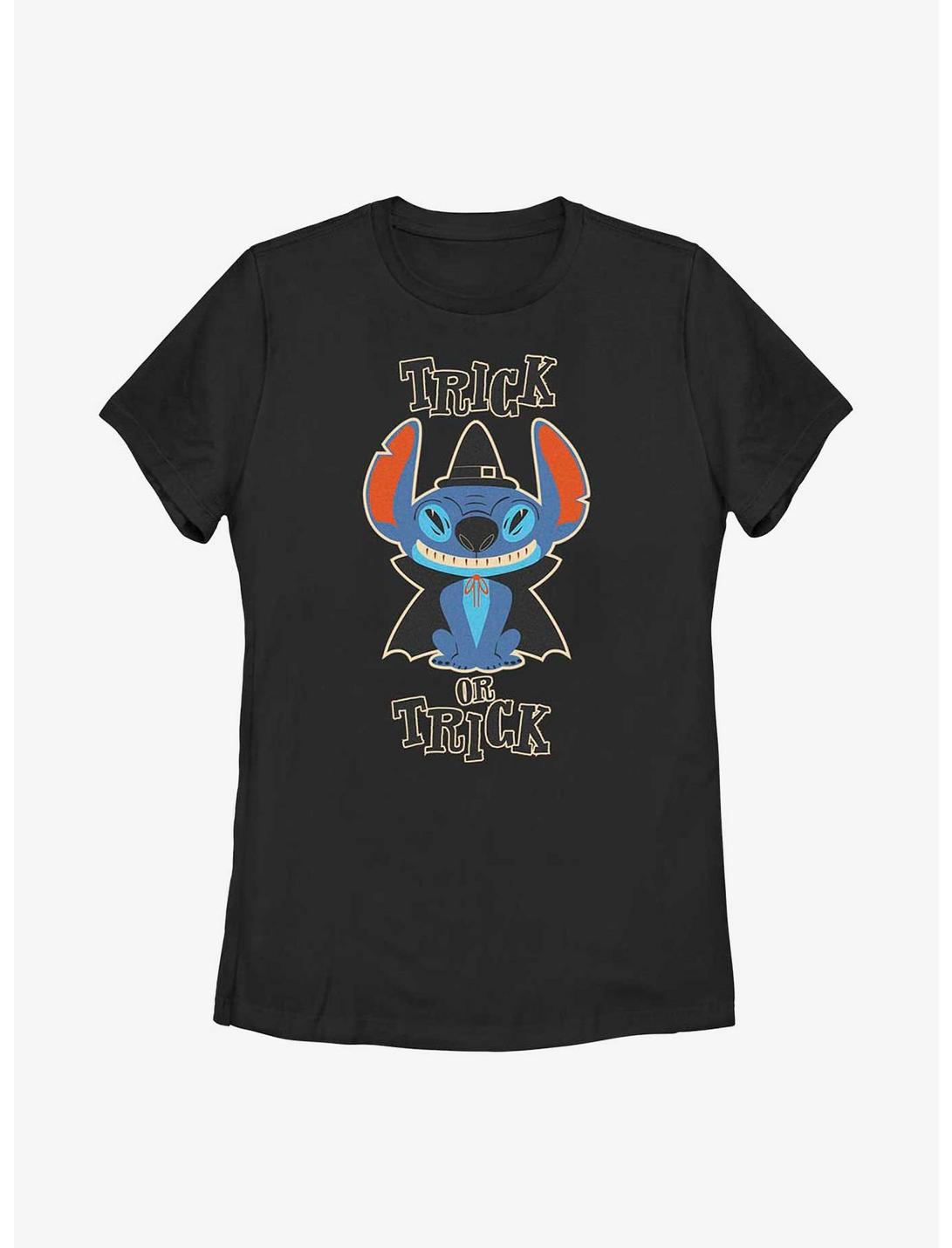 Disney Lilo & Stitch Trick Or Trick Womens T-Shirt, BLACK, hi-res