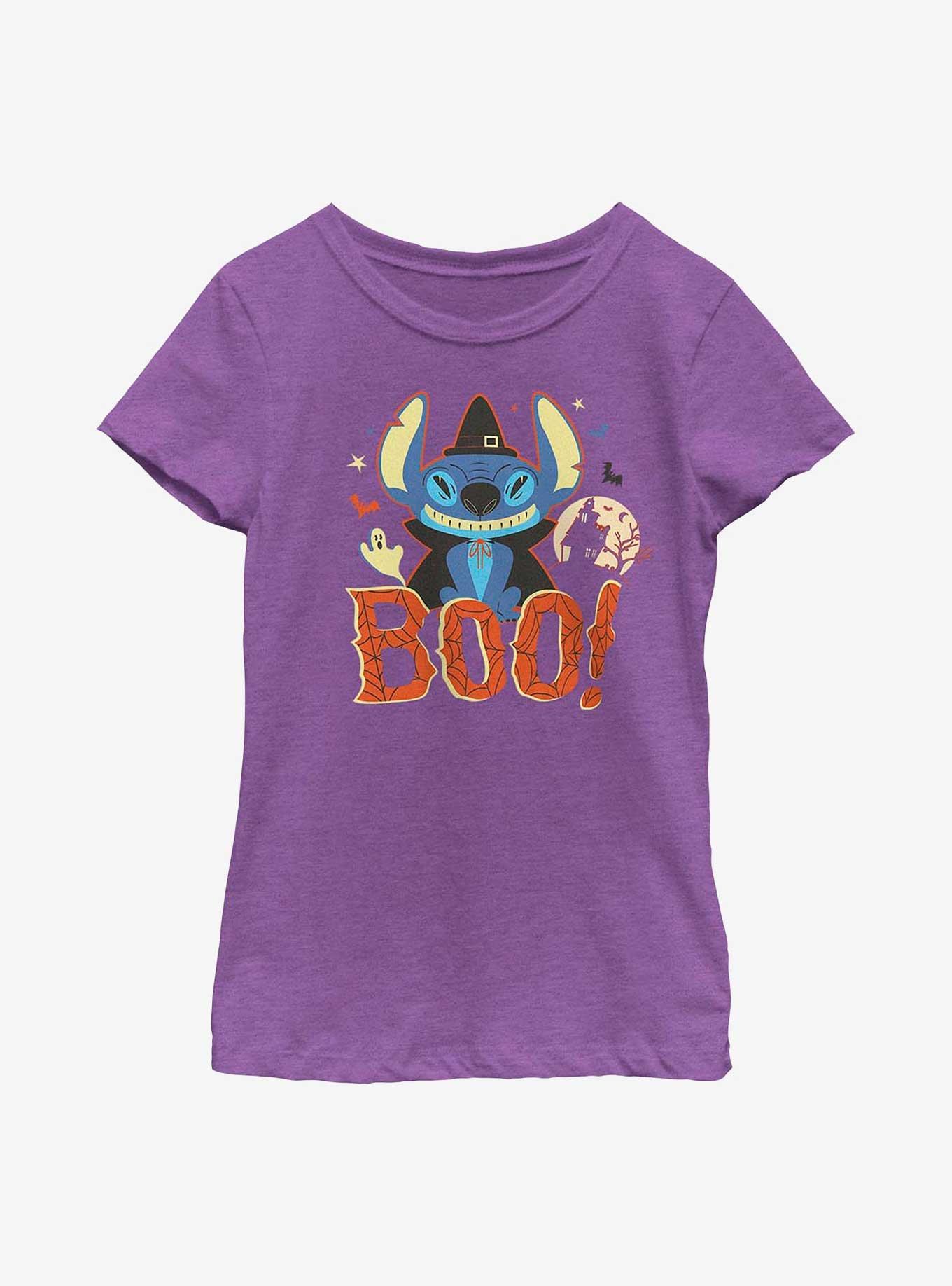 Disney Lilo & Stitch Boo! Youth Girls T-Shirt, , hi-res