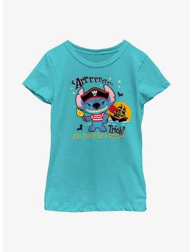 Disney Lilo & Stitch Pirate Stitch Youth Girls T-Shirt, , hi-res