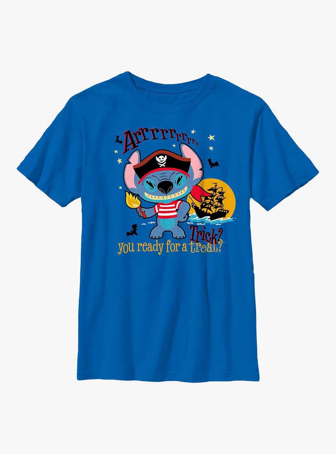 Disney Lilo & Stitch Pirate Stitch Youth T-Shirt, , hi-res