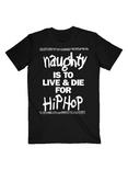 Naughty By Nature Live & Die For Hip-Hop T-Shirt, BLACK, hi-res