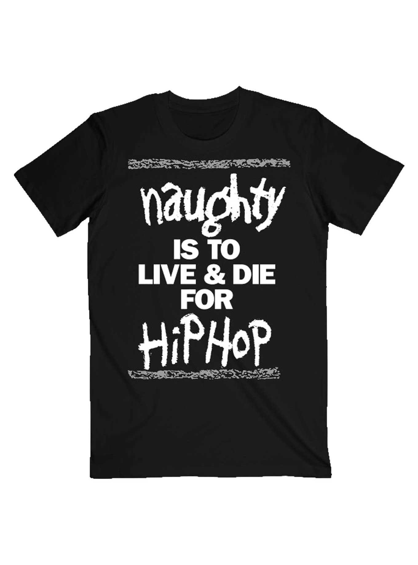 Naughty By Nature Live & Die For Hip-Hop T-Shirt, BLACK, hi-res