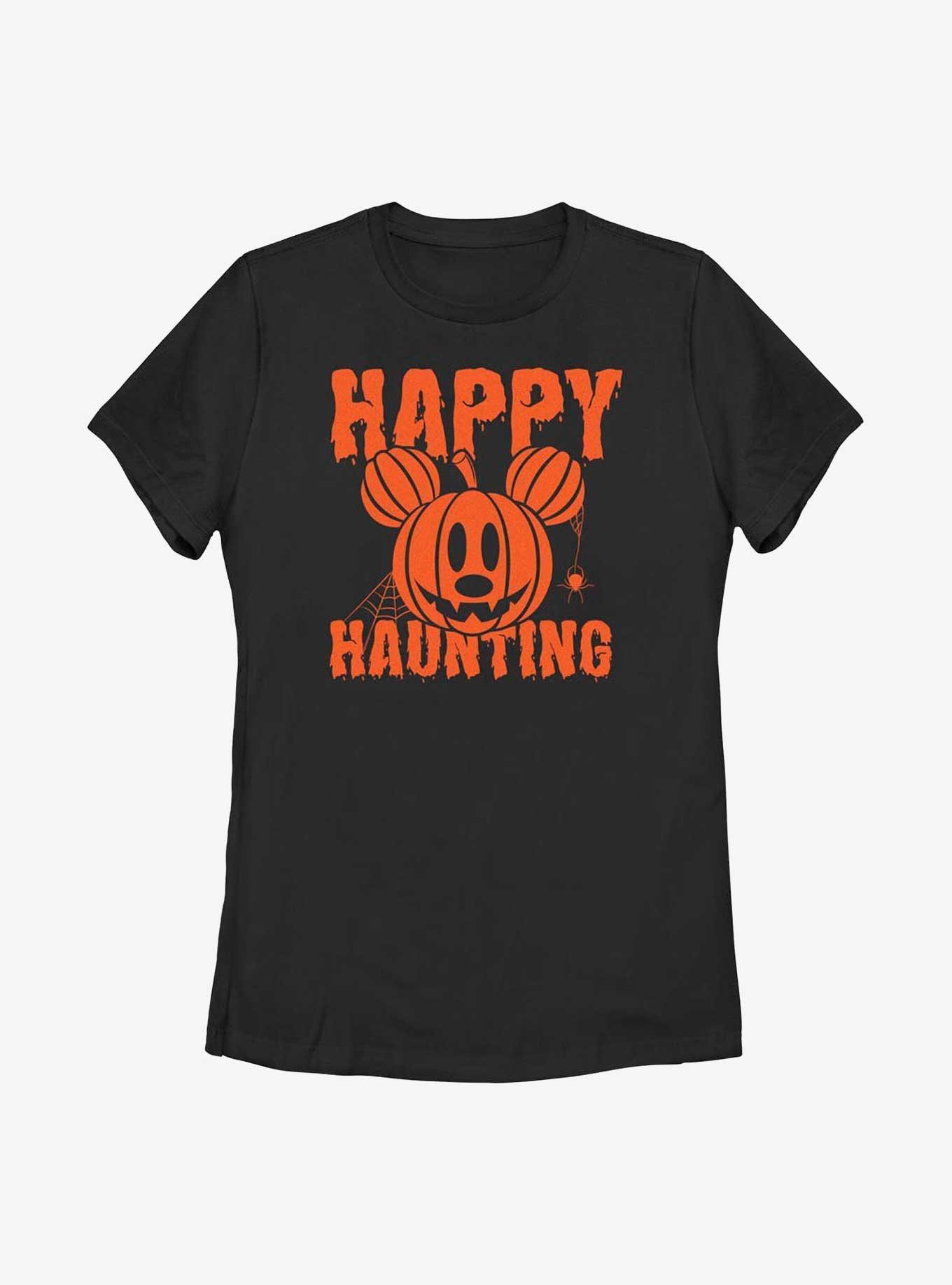 Disney Mickey Mouse Happy Haunting Pumpkin Womens T-Shirt, , hi-res