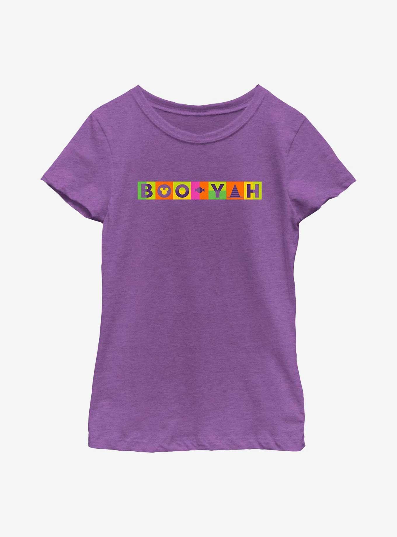 Disney Mickey Mouse Boo-Yah Youth Girls T-Shirt, PURPLE BERRY, hi-res