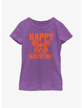 Disney Mickey Mouse Happy Haunting Pumpkin Youth Girls T-Shirt, , hi-res