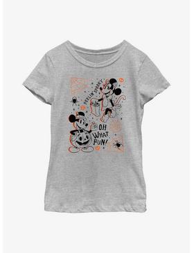 Disney Mickey Mouse & Minnie Mouse Feelin Spooky Youth Girls T-Shirt, , hi-res