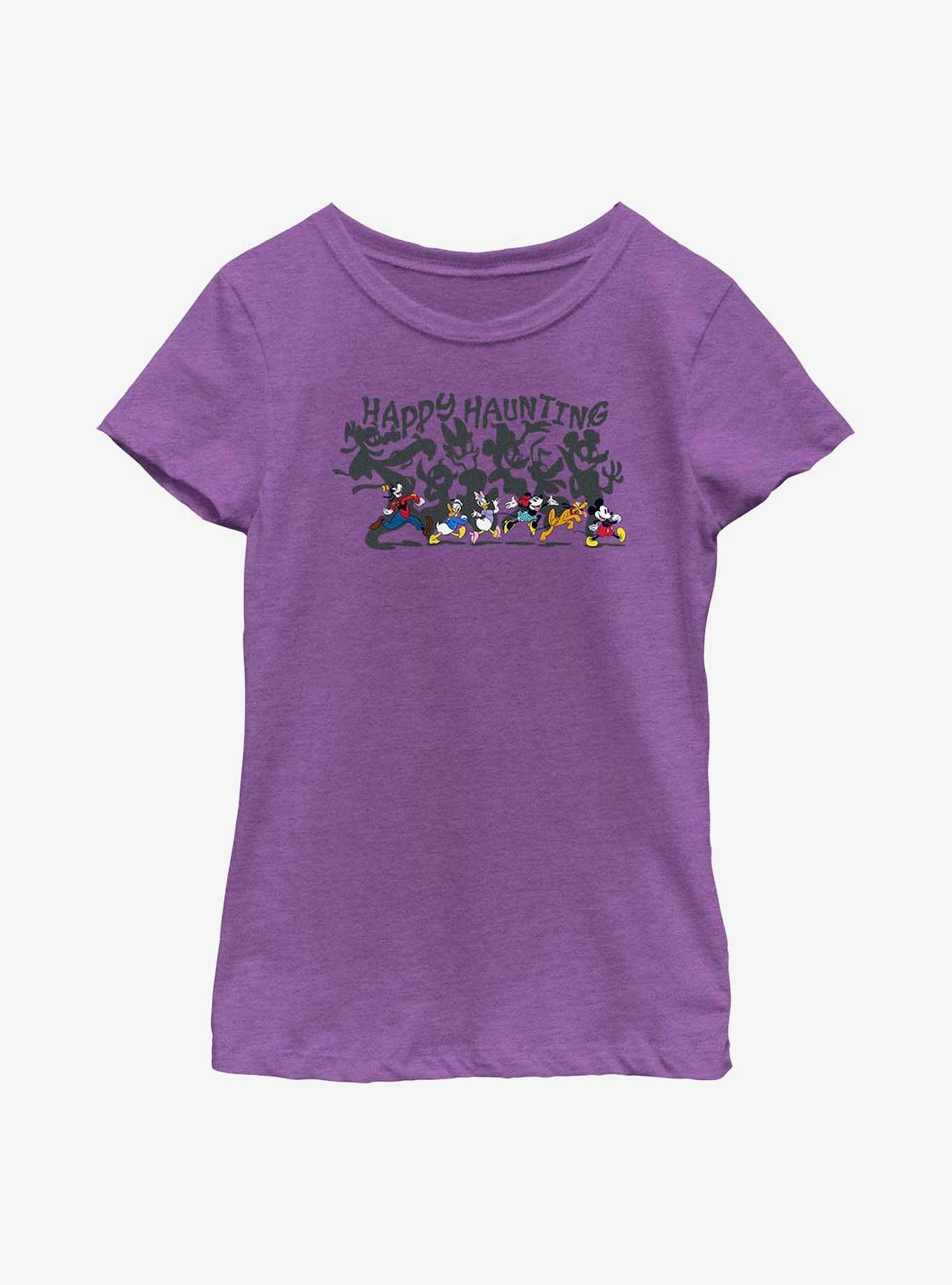 Disney Mickey Mouse & Friends Happy Haunting Shadows Youth Girls T-Shirt, , hi-res