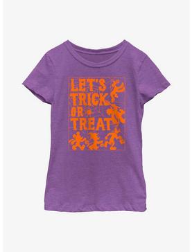 Plus Size Disney Mickey Mouse Let's Trick Or Treat Youth Girls T-Shirt, , hi-res
