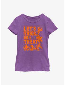 Disney Mickey Mouse Let's Trick Or Treat Youth Girls T-Shirt, , hi-res