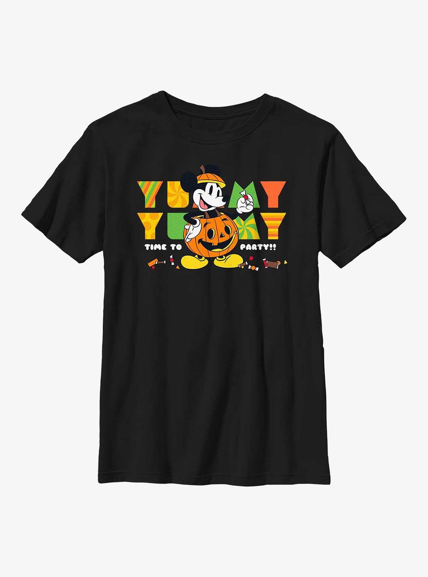 Disney Mickey Mouse Yummy Candy Party Youth T-Shirt, , hi-res