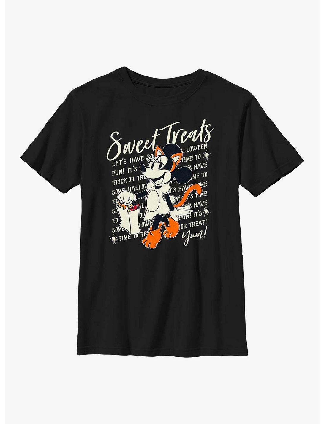 Disney Minnie Mouse Sweet Treats Youth T-Shirt, BLACK, hi-res