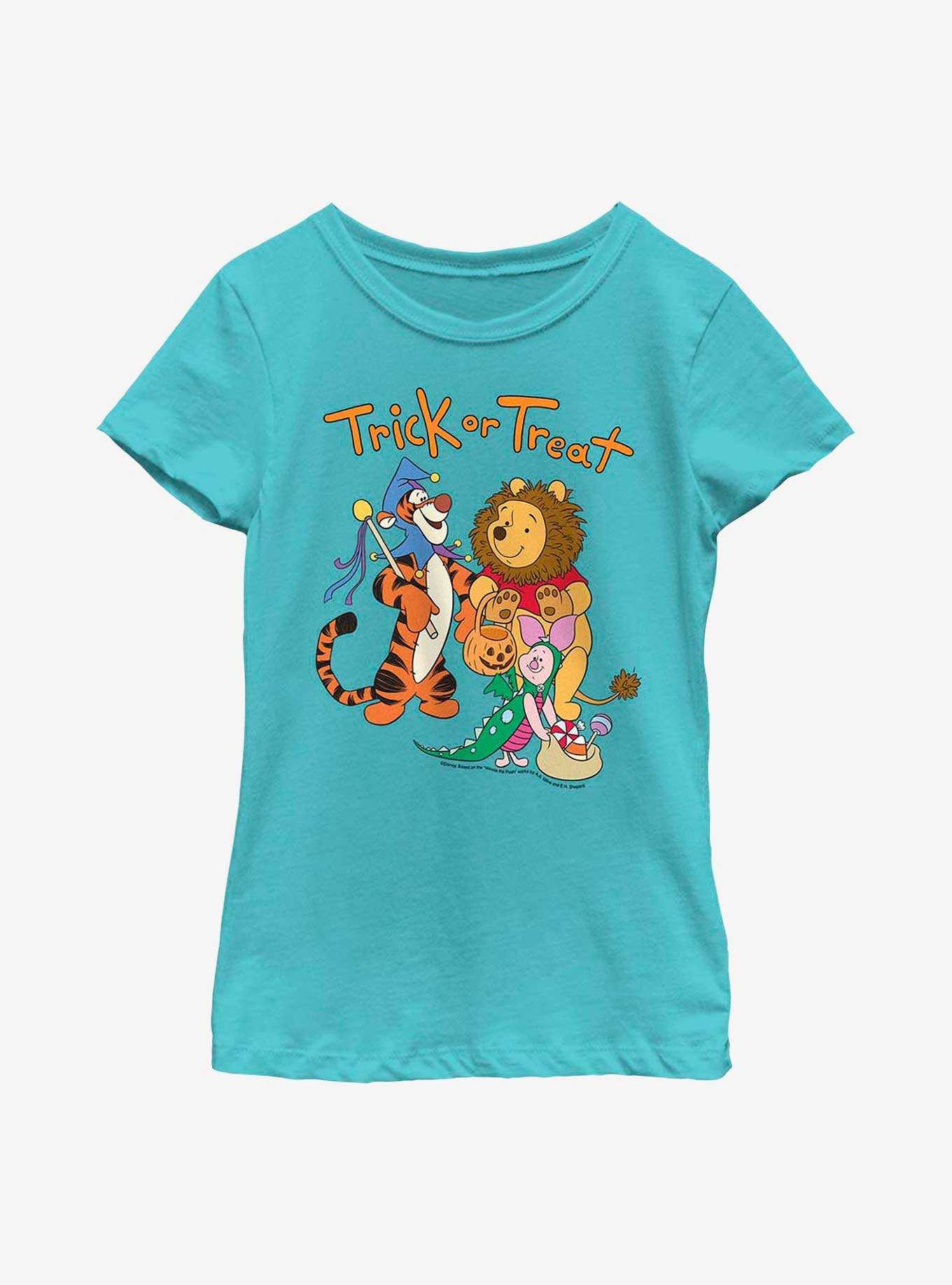 Disney Winnie The Pooh Trick Or Treat Youth Girls T-Shirt, , hi-res