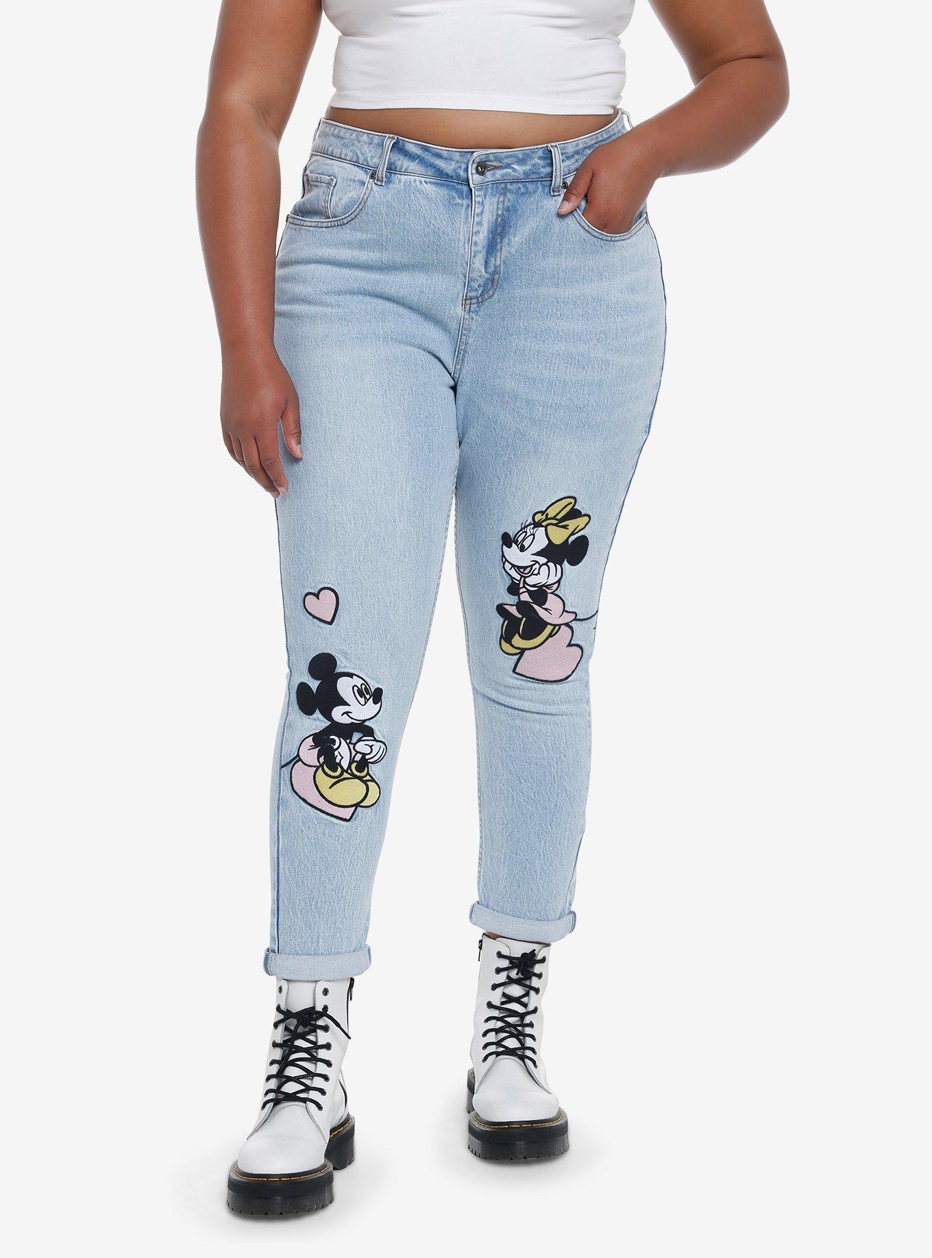 Fashion Denim Minnie Mouse Face Patch Online