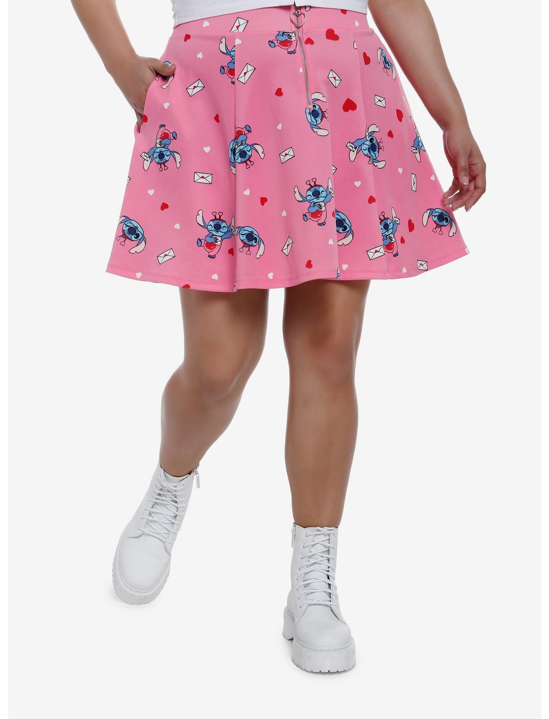 Her Universe Disney Lilo & Stitch Lovebug Skirt Plus Size, MULTI, hi-res