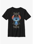 Disney Lilo & Stitch Trick Or Trick Youth T-Shirt, BLACK, hi-res