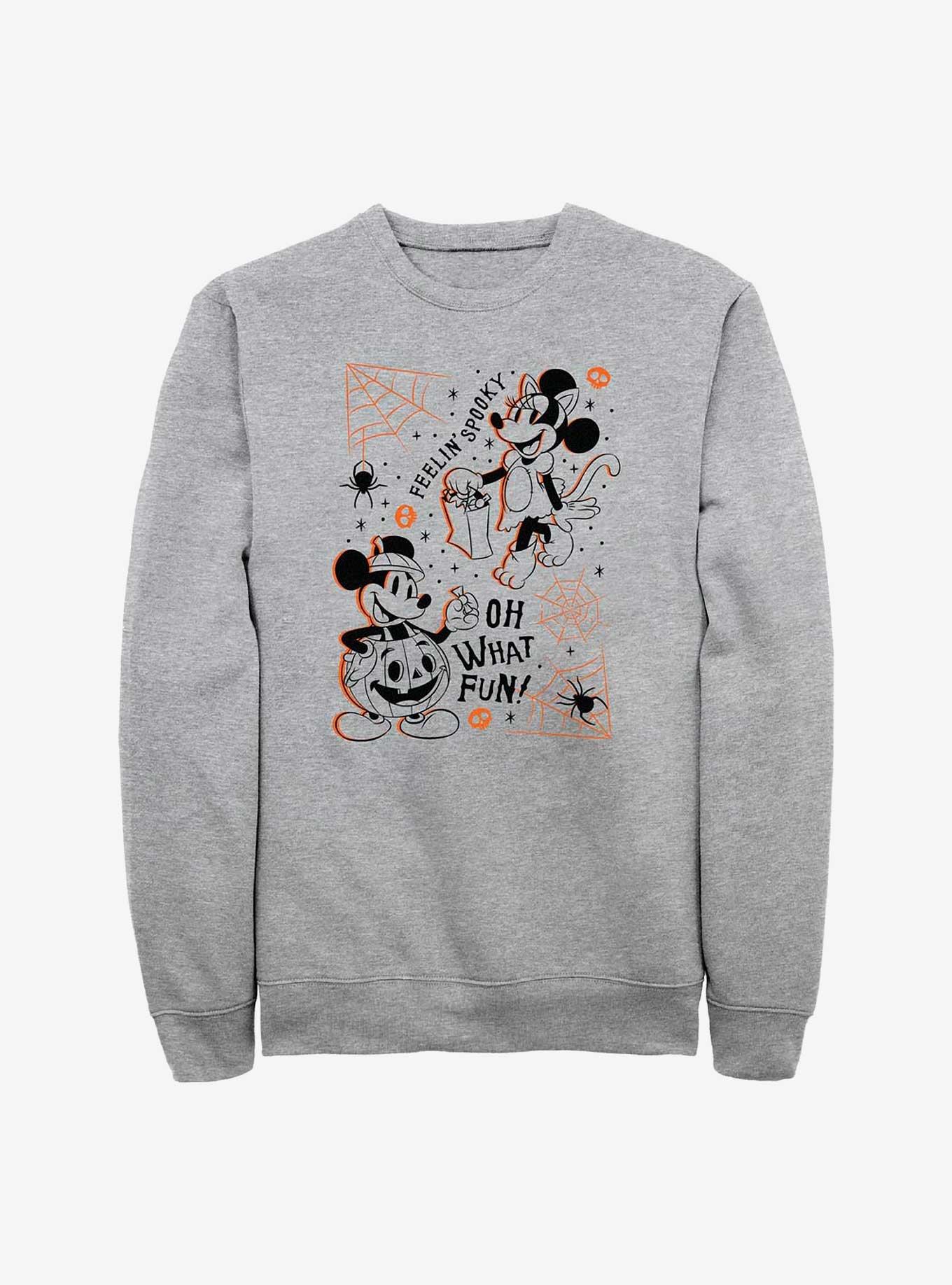 Disney Mickey Mouse & Minnie Mouse Feelin Spooky Sweatshirt, , hi-res