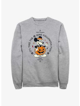 Disney Mickey Mouse Time For Halloween Pumpkin Mickey Sweatshirt, , hi-res