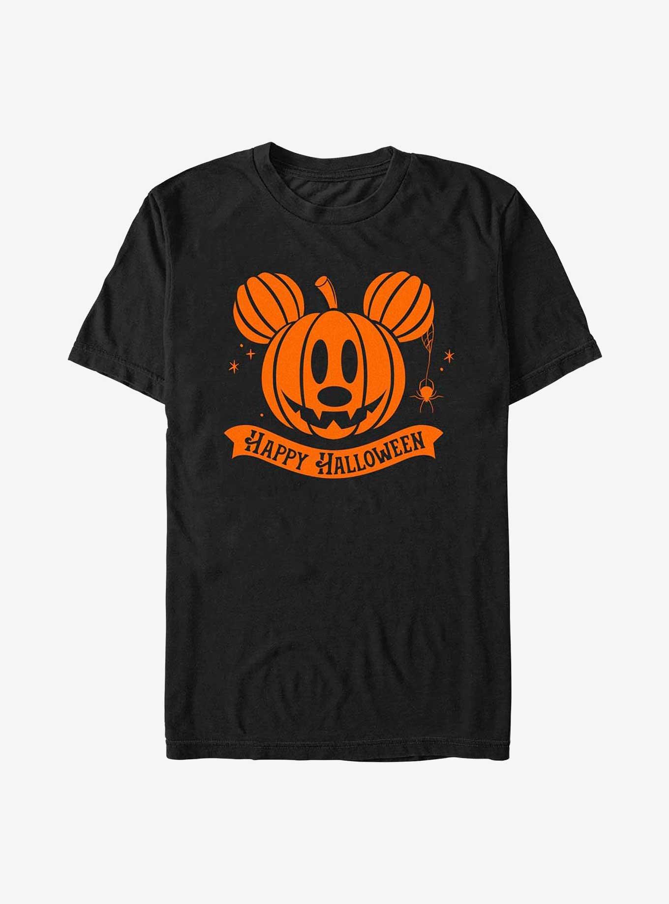 Disney Halloween Mickey Pumpkin Head T-Shirt