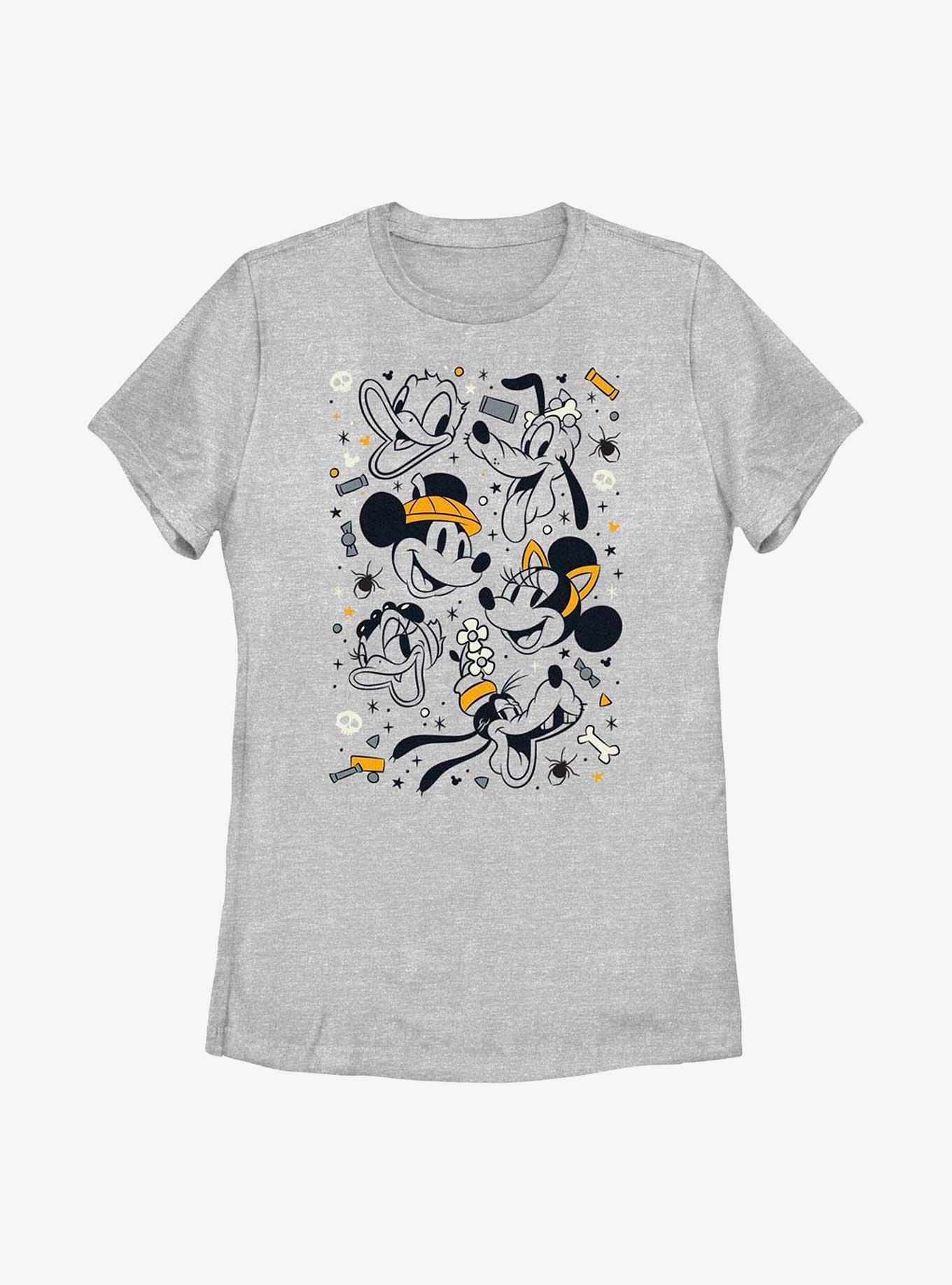 Disney Mickey Mouse & Friends Happiest Halloween Womens T-Shirt, ATH HTR, hi-res