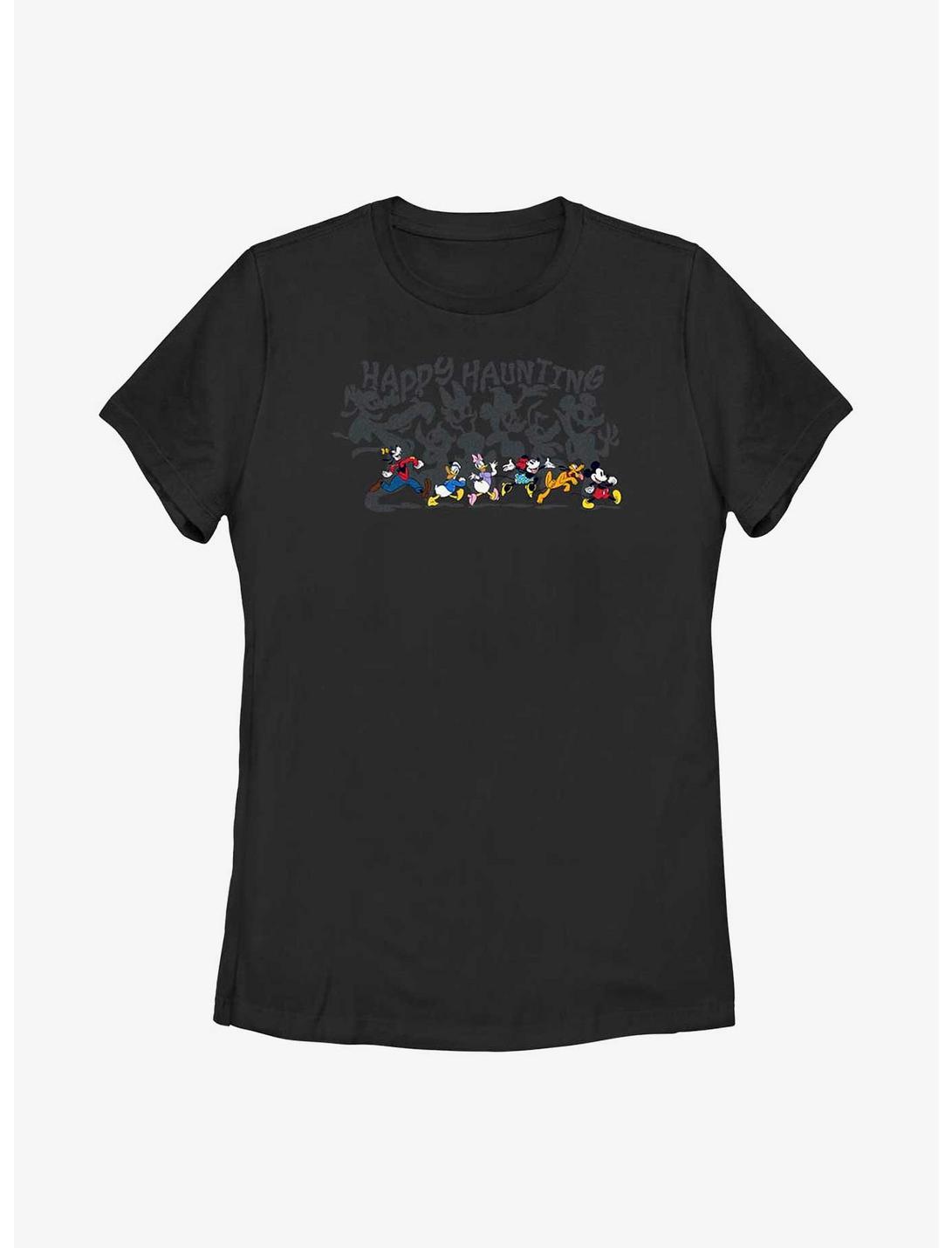 Disney Mickey Mouse & Friends Happy Haunting Shadows Womens T-Shirt, BLACK, hi-res