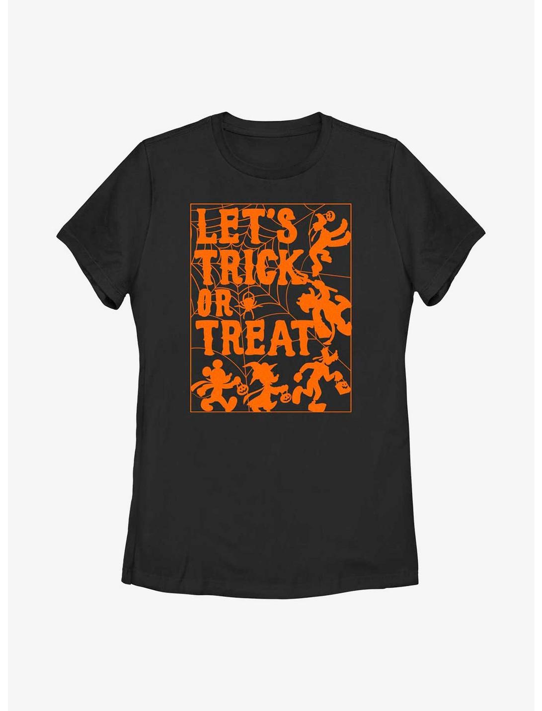 Disney Mickey Mouse Let's Trick Or Treat Womens T-Shirt, BLACK, hi-res