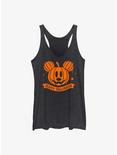 Disney Mickey Mouse Pumpkin Head Womens Tank Top, BLK HTR, hi-res