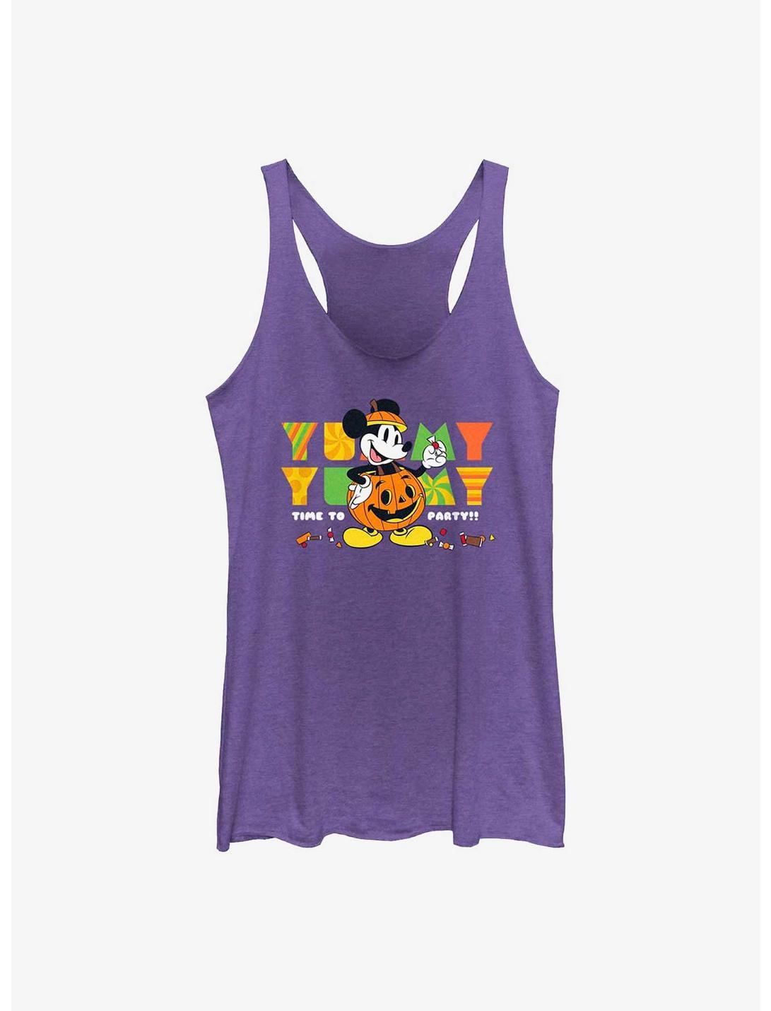 Disney Mickey Mouse Yummy Candy Party Womens Tank Top, PUR HTR, hi-res