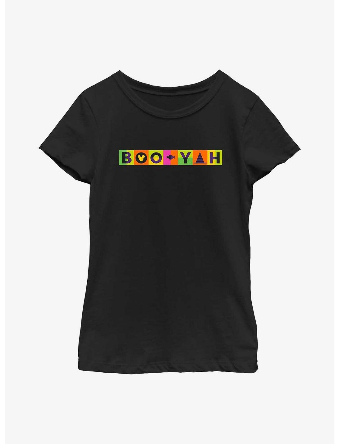 Disney Mickey Mouse Boo-Yah Youth Girls T-Shirt, BLACK, hi-res