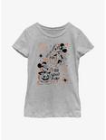 Disney Mickey Mouse & Minnie Mouse Feelin Spooky Youth Girls T-Shirt, ATH HTR, hi-res