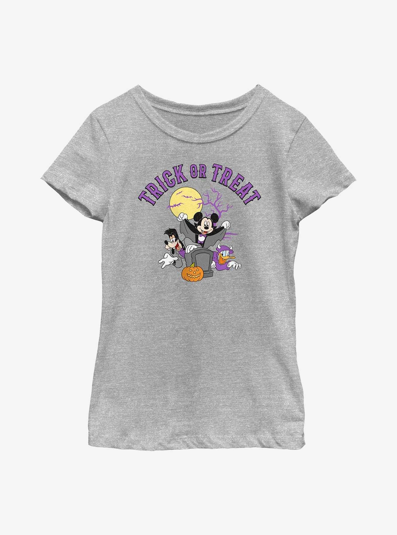Disney Mickey Mouse & Friends Trick Or Treat Youth Girls T-Shirt, ATH HTR, hi-res