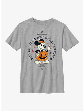 Disney Mickey Mouse Time For Halloween Pumpkin Mickey Youth T-Shirt, , hi-res