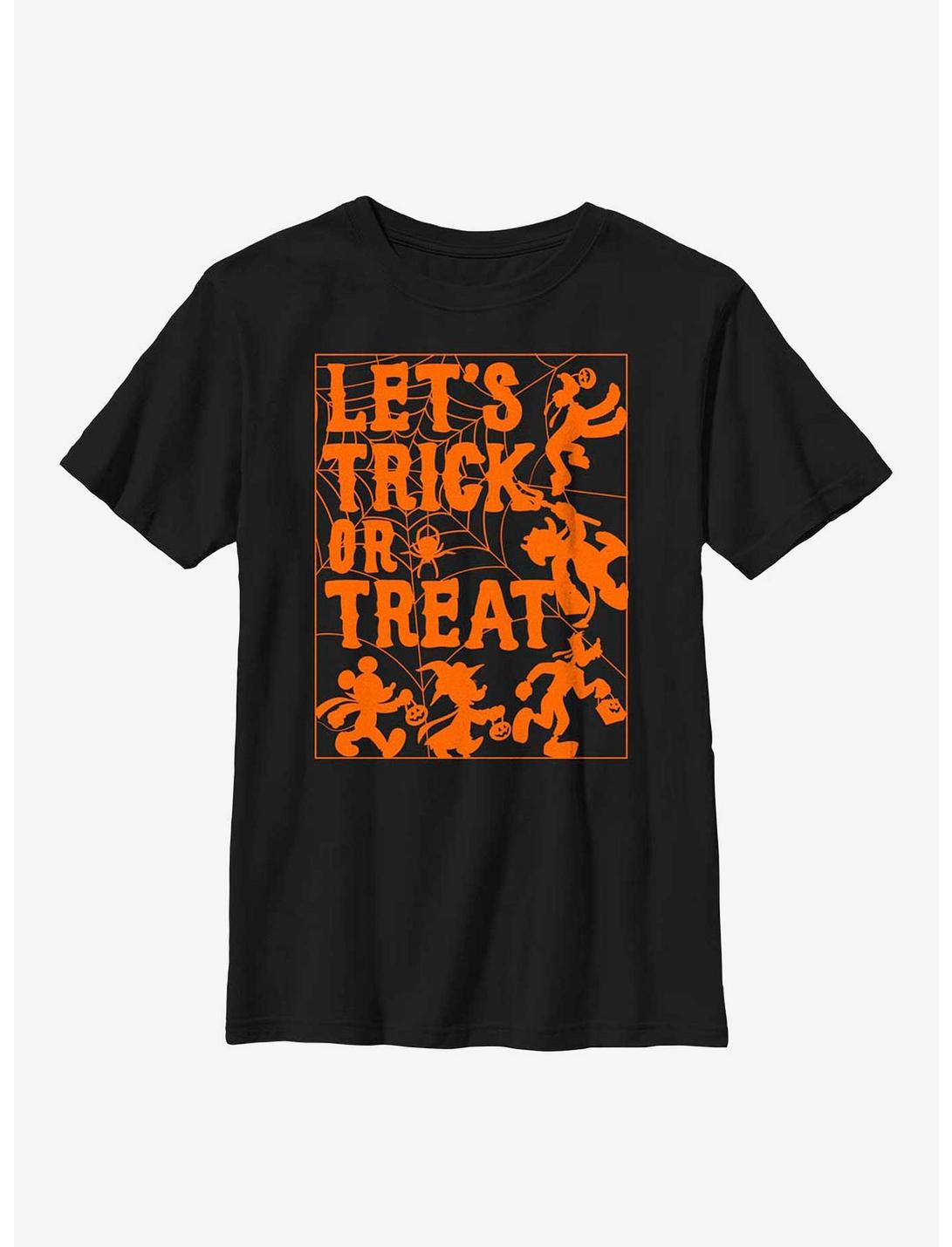 Disney Mickey Mouse Let's Trick Or Treat Youth T-Shirt, BLACK, hi-res