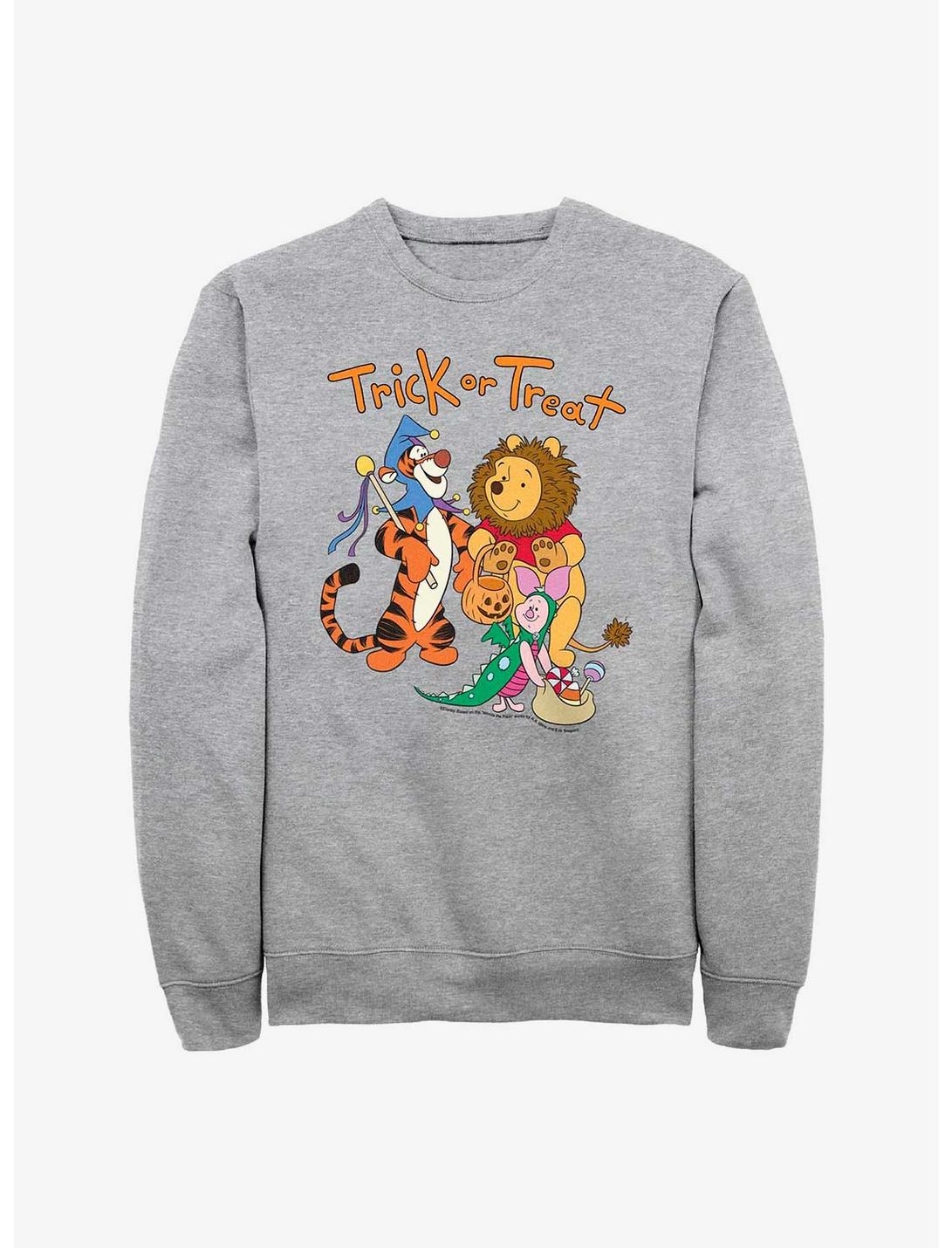 Disney Winnie The Pooh Trick Or Treat Sweatshirt, ATH HTR, hi-res