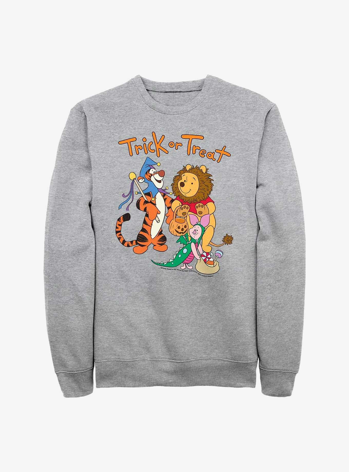 Disney Winnie The Pooh Trick Or Treat Sweatshirt, ATH HTR, hi-res